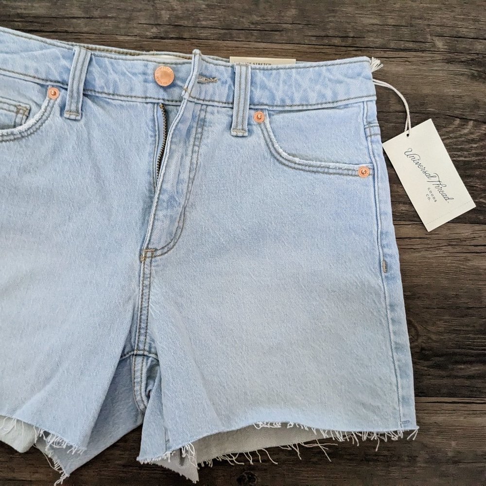 UNIVERSAL THREADS MIDI SHORTS VINTAGE STRETCH - CUTOFFS - WOMEN'S SIZE 0